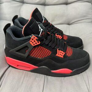 Jordan Black and Red Sneakers